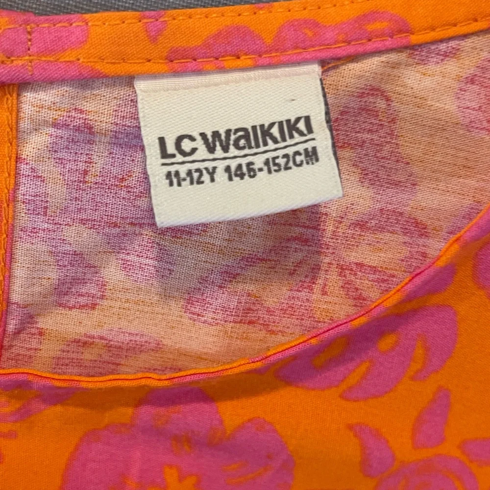💕Bundle 3 for $20 LC Waikiki Girls Vibrant Orange and Pink Kids Dress